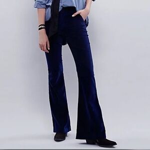 Free People Oxanna Velvet Flares